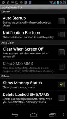 History Eraser Pro - Clean up android App screenshot 0